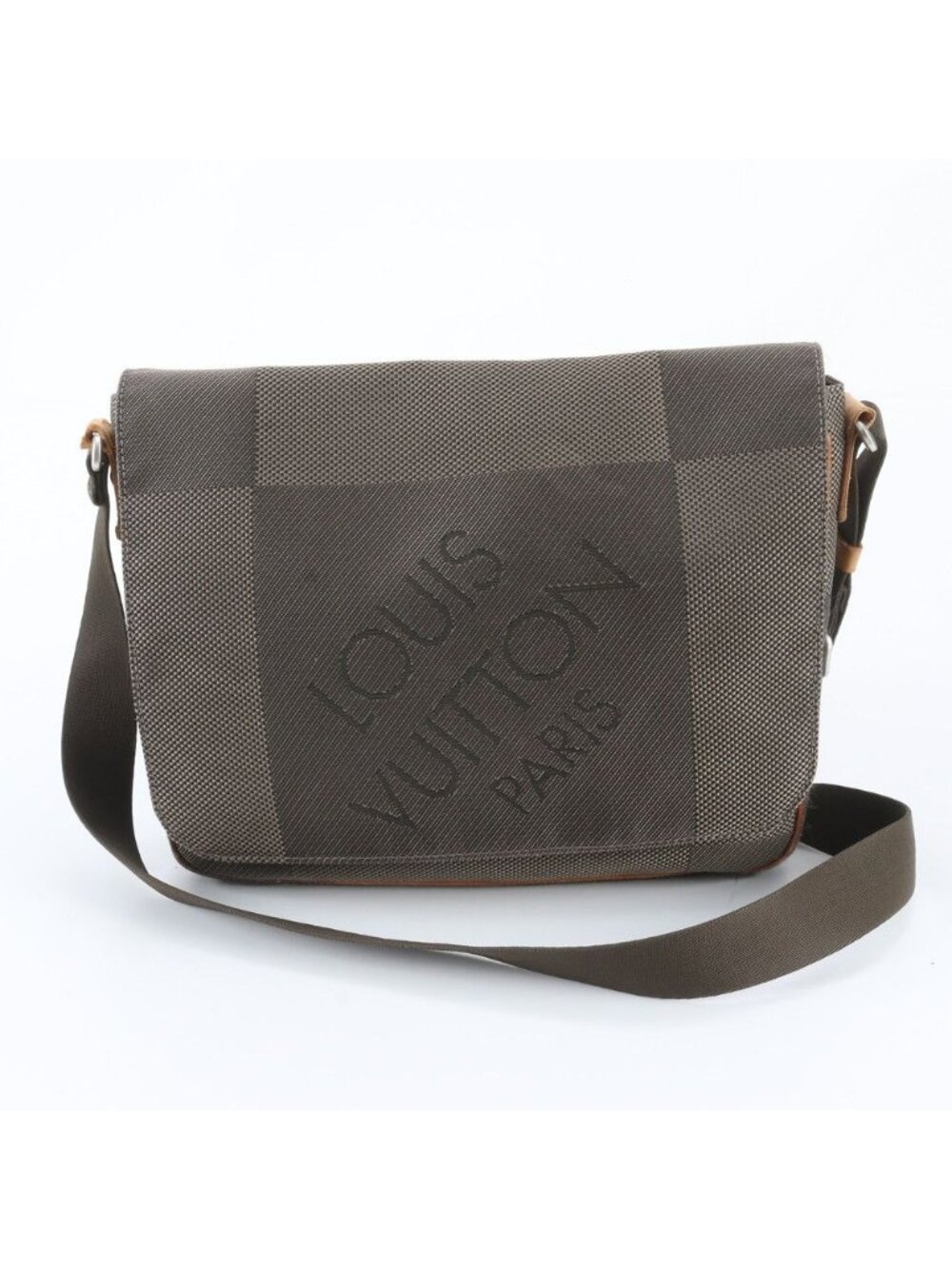 Louis Vuitton Damier Geant Petit Messager Leather Shoulder Bag